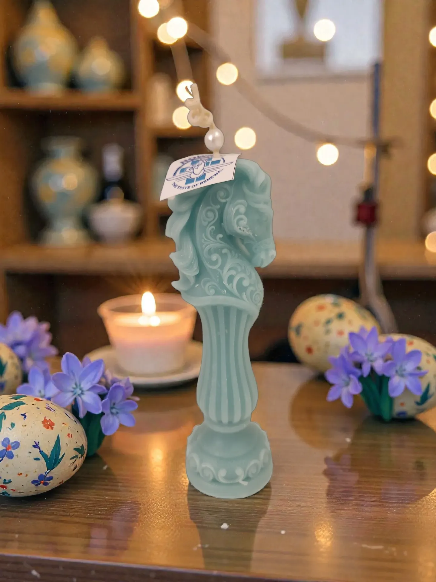 Blue horse - Nowruz candle